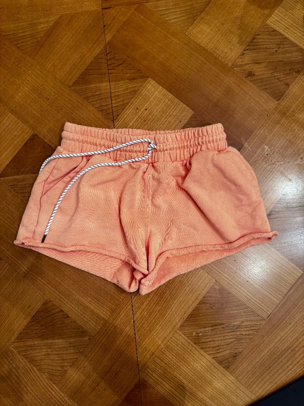 Parke-Target Women's Mid-Rise Pull-On Sweatshorts - Peach Orange XS